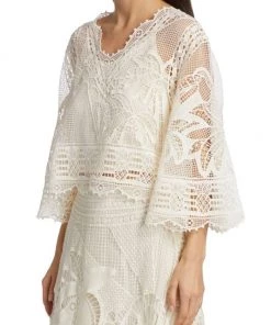 Farm Rio Guipure Lace Blouse -Farm Rio And Pom Pom at Home Sales unnamed file 1002