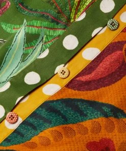 Farm Rio Earth Rainbow Shirtdress 15 Farm Rio Earth Rainbow Shirtdress -Farm Rio And Pom Pom at Home Sales unnamed file 1012