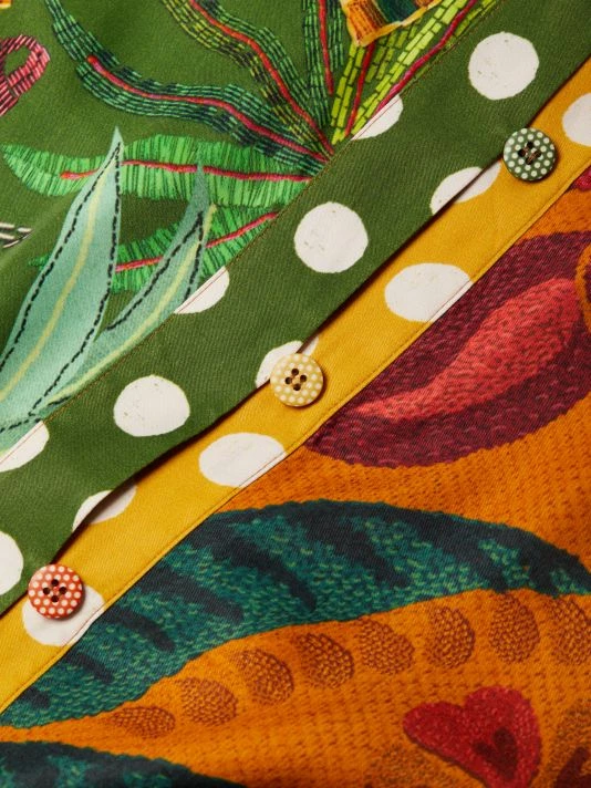 Farm Rio Earth Rainbow Shirtdress 9 Farm Rio Earth Rainbow Shirtdress - Image 7