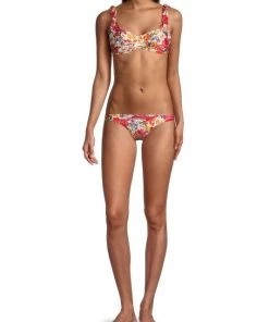 Farm Rio Spring Banana Low-Rise Bikini Bottom -Farm Rio And Pom Pom at Home Sales unnamed file 1028