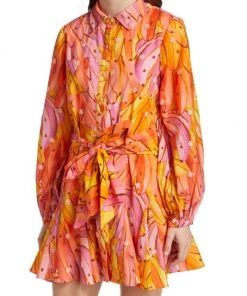 Farm Rio Ombré Bananas Minidress -Farm Rio And Pom Pom at Home Sales unnamed file 1033