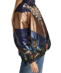 Farm Rio Borogodo Metallic Puffer Jacket -Farm Rio And Pom Pom at Home Sales unnamed file 1058