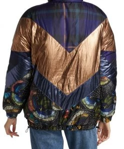 Farm Rio Borogodo Metallic Puffer Jacket -Farm Rio And Pom Pom at Home Sales unnamed file 1059