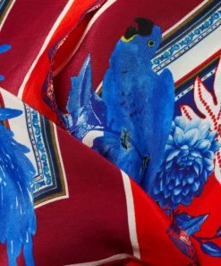 Farm Rio Macaw Scarf Blouse -Farm Rio And Pom Pom at Home Sales unnamed file 1074