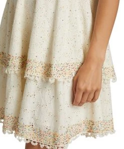 Farm Rio Eyelet Beaded Mini Dress 14 Farm Rio Eyelet Beaded Mini Dress -Farm Rio And Pom Pom at Home Sales unnamed file 1087