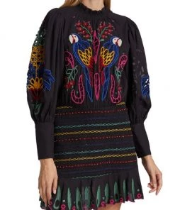 Farm Rio Tapestry Embroidered Minidress -Farm Rio And Pom Pom at Home Sales unnamed file 1098