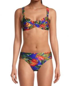 Farm Rio Bananamix Printed Bikini Top -Farm Rio And Pom Pom at Home Sales unnamed file 1105