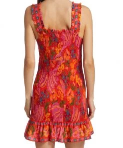 Farm Rio Red Spring Bananas Mini Dress 12 Farm Rio Red Spring Bananas Mini Dress -Farm Rio And Pom Pom at Home Sales unnamed file 1113