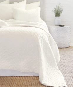 Pom Pom At Home Hampton Cotton Quilt White -Farm Rio And Pom Pom at Home Sales unnamed file 1131