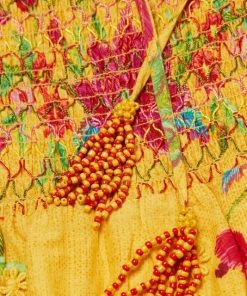 Farm Rio Flower Dream Floral Smocked Puff-Sleeve Maxi Dress -Farm Rio And Pom Pom at Home Sales unnamed file 116