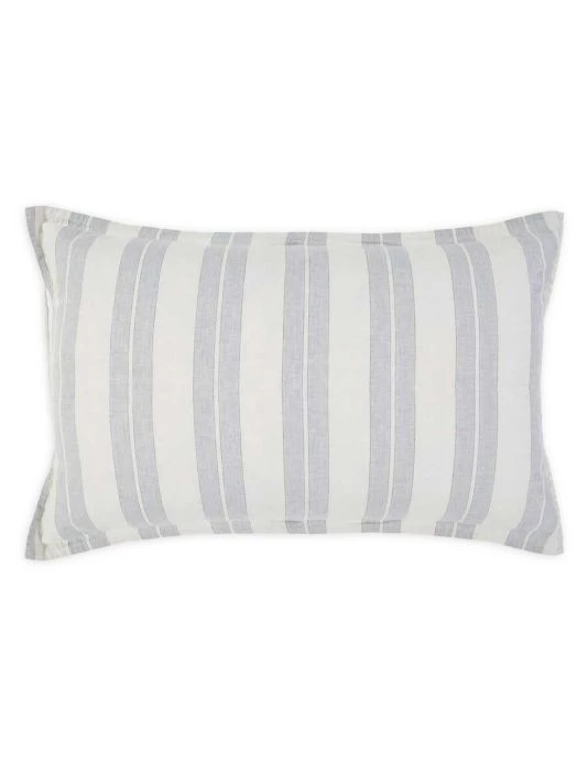 Pom Pom At Home Carter Reversible Sham Ivory Denim 5 Pom Pom At Home Carter Reversible Sham Ivory Denim - Image 3