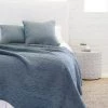 Pom Pom At Home Oslo Cotton Coverlet Grey Denim 2 Pom Pom At Home Oslo Cotton Coverlet Grey Denim -Farm Rio And Pom Pom at Home Sales unnamed file 1181