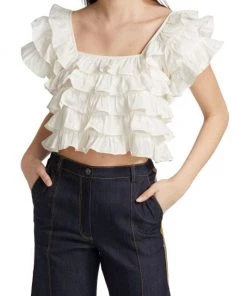 Farm Rio Floral Embroidered Blouse -Farm Rio And Pom Pom at Home Sales unnamed file 119