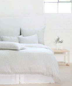 Pom Pom At Home Connor Denim Duvet Ivory Denim