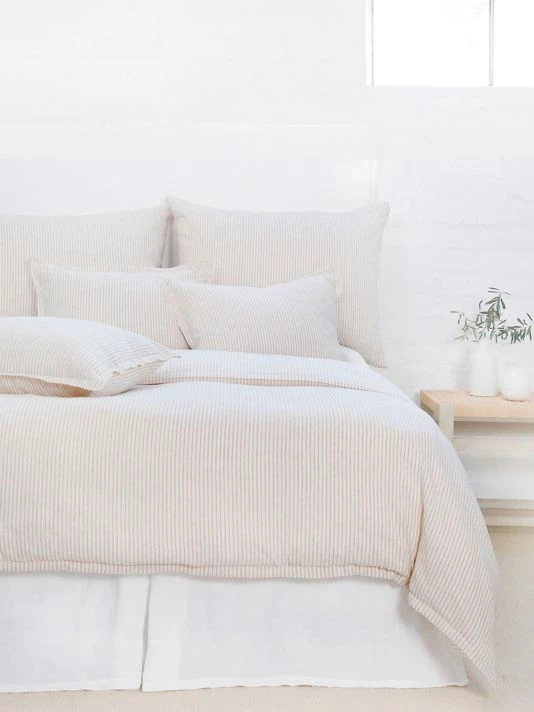 Pom Pom At Home Connor Denim Duvet Ivory Denim 4 Pom Pom At Home Connor Denim Duvet Ivory Denim - Image 2