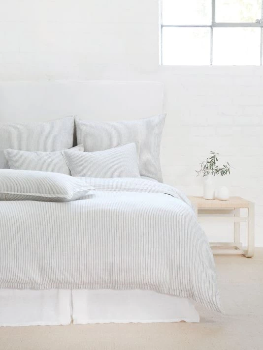 Pom Pom At Home Connor Denim Duvet Ivory Denim 5 Pom Pom At Home Connor Denim Duvet Ivory Denim - Image 3