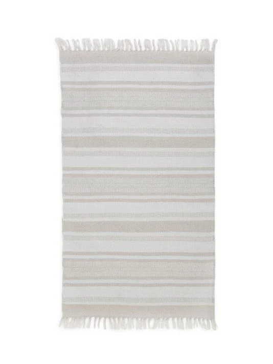 Pom Pom At Home Calypso Flatweave Cotton Rug Sand 5 Pom Pom At Home Calypso Flatweave Cotton Rug Sand - Image 3