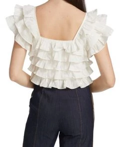 Farm Rio Floral Embroidered Blouse -Farm Rio And Pom Pom at Home Sales unnamed file 121