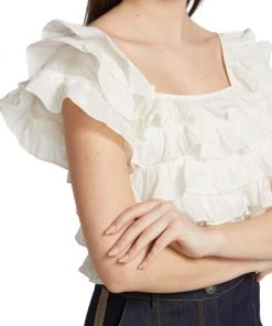 Farm Rio Floral Embroidered Blouse -Farm Rio And Pom Pom at Home Sales unnamed file 122