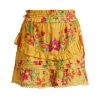 Farm Rio Flower Dream Ruffle Mini Skirt 2 Farm Rio Flower Dream Ruffle Mini Skirt -Farm Rio And Pom Pom at Home Sales unnamed file 124