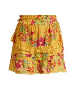Farm Rio Flower Dream Ruffle Mini Skirt