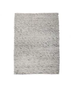 Pom Pom At Home Ryder Handwoven Wool Rug Heathered Light Grey