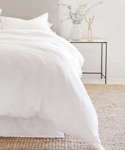Pom Pom At Home Parker Linen Duvet Cover & Shams Set Flax
