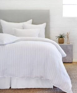 Pom Pom At Home Blake Linen Euro Sham Flax Midnight -Farm Rio And Pom Pom at Home Sales unnamed file 1275