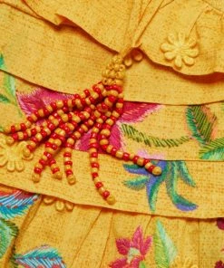 Farm Rio Flower Dream Ruffle Mini Skirt -Farm Rio And Pom Pom at Home Sales unnamed file 129