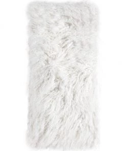 Pom Pom At Home Eva Throw Blanket Winter White