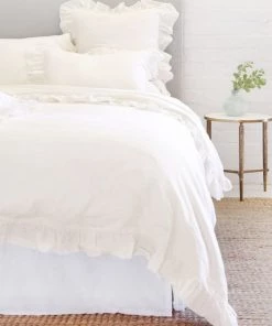 Pom Pom At Home Charlie Linen Duvet Cream