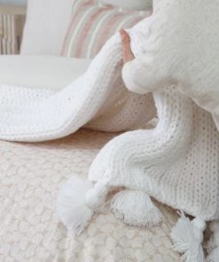Pom Pom At Home Anacapa Oversized Throw Blanket Light Grey -Farm Rio And Pom Pom at Home Sales unnamed file 1328