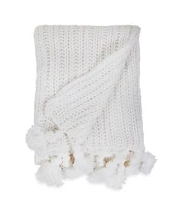 Pom Pom At Home Anacapa Oversized Throw Blanket Light Grey -Farm Rio And Pom Pom at Home Sales unnamed file 1331