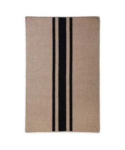 Pom Pom At Home Beachwood Striped Wool & Jute Rug Ivory Black -Farm Rio And Pom Pom at Home Sales unnamed file 1397