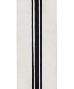 Pom Pom At Home Beachwood Striped Wool & Jute Rug Ivory Black -Farm Rio And Pom Pom at Home Sales unnamed file 1398