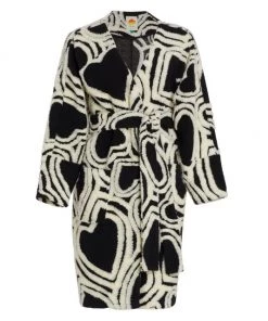 Farm Rio Wild Hearts Fleece Coat