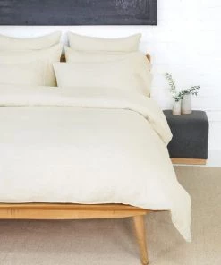 Pom Pom At Home Parker Linen Duvet Cover & Standard Sham Set Cream -Farm Rio And Pom Pom at Home Sales unnamed file 1417