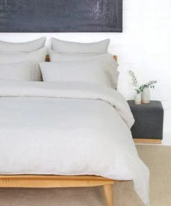 Pom Pom At Home Parker Linen Duvet Cover & Standard Sham Set Cream -Farm Rio And Pom Pom at Home Sales unnamed file 1418