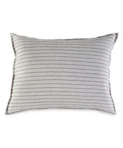 Pom Pom At Home Blake Linen Pillow Flax Midnight