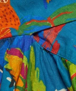 Farm Rio Sunny Day Asymmetric Maxi Dress -Farm Rio And Pom Pom at Home Sales unnamed file 143