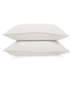 Pom Pom At Home Parker Linen Standard Sham, Set Of 2 White