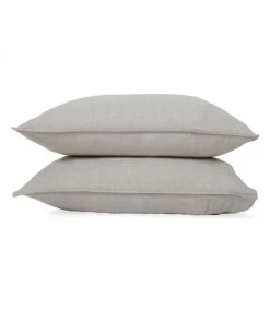 Pom Pom At Home Parker Linen Standard Sham, Set Of 2 White -Farm Rio And Pom Pom at Home Sales unnamed file 1451
