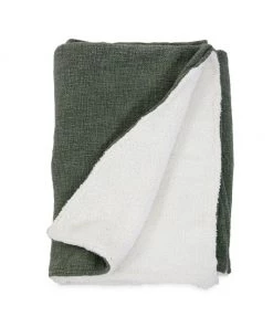 Pom Pom At Home Humboldt Cotton-Linen Throw Blanket Sky -Farm Rio And Pom Pom at Home Sales unnamed file 1465