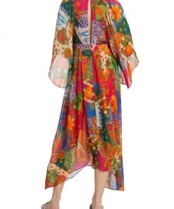 Farm Rio Sunny Mix Maxi Dress -Farm Rio And Pom Pom at Home Sales unnamed file 155