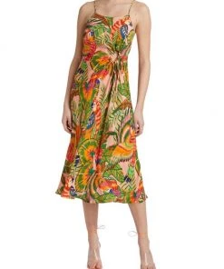 Farm Rio Macaw Leaves Midi Dress 11 Farm Rio Macaw Leaves Midi Dress -Farm Rio And Pom Pom at Home Sales unnamed file 177