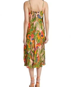 Farm Rio Macaw Leaves Midi Dress 13 Farm Rio Macaw Leaves Midi Dress -Farm Rio And Pom Pom at Home Sales unnamed file 179