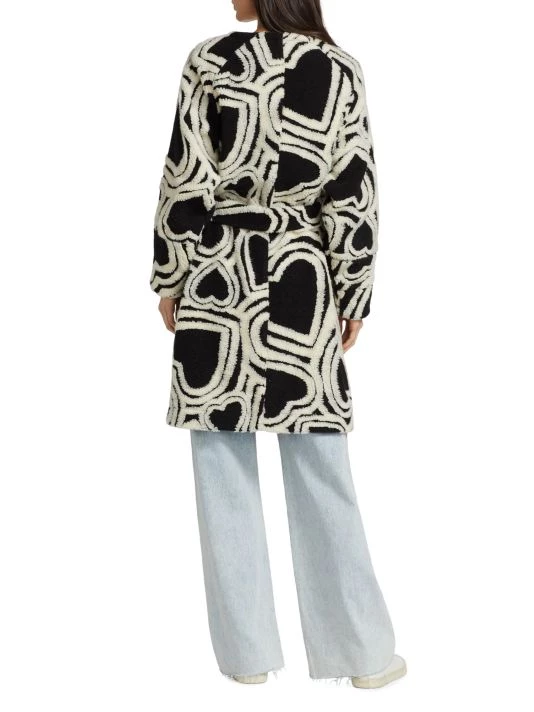 Farm Rio Wild Hearts Fleece Coat 7 Farm Rio Wild Hearts Fleece Coat - Image 5