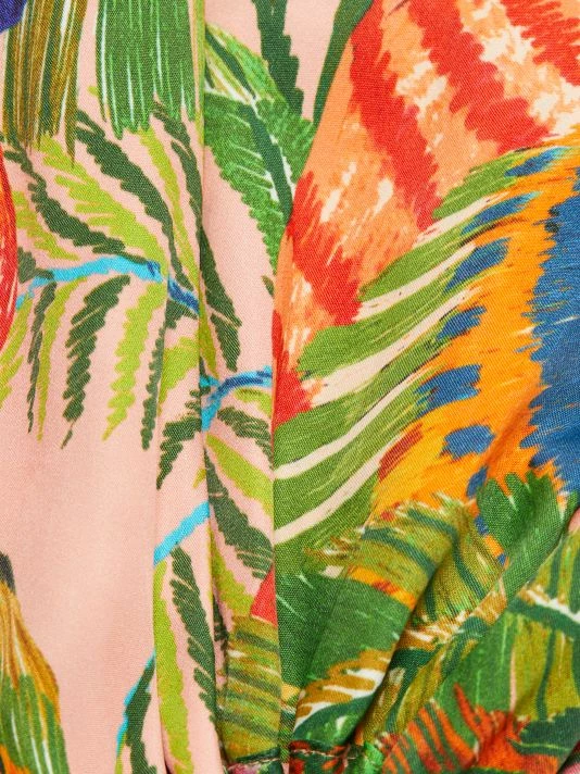 Farm Rio Macaw Leaves Midi Dress 9 Farm Rio Macaw Leaves Midi Dress - Image 7