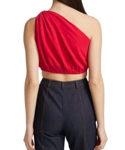 Farm Rio Red Knot Cropped Top -Farm Rio And Pom Pom at Home Sales unnamed file 186