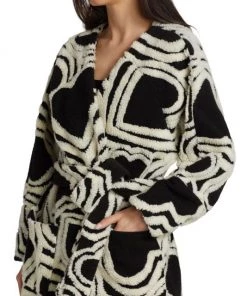 Farm Rio Wild Hearts Fleece Coat 14 Farm Rio Wild Hearts Fleece Coat -Farm Rio And Pom Pom at Home Sales unnamed file 19